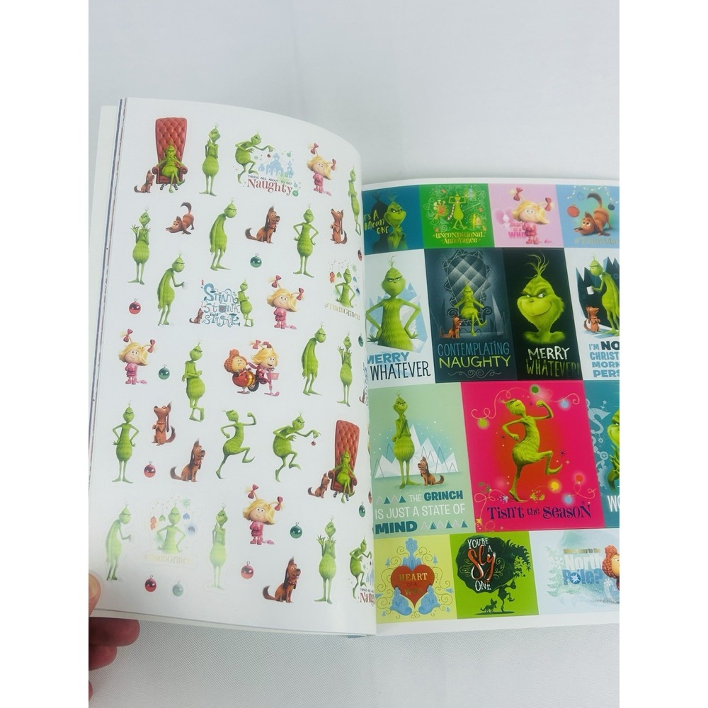 Dr. Seuss The Grinch A Wonderfully Awful Sticker Book 500 Stickers Christmas NEW - Picture 7 of 12